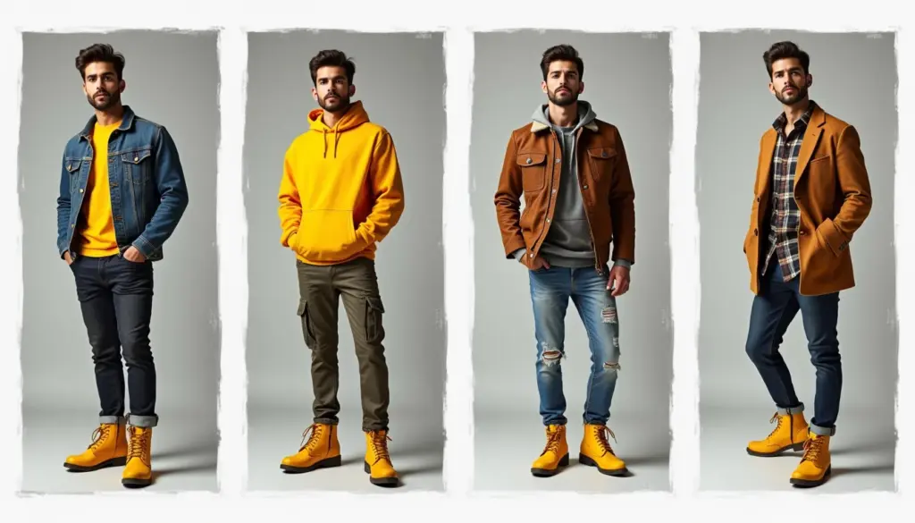 61 Ideias de Look com Bota Amarela Masculino para 2026 61 Ideias de Look com Bota Amarela Masculino para 2026