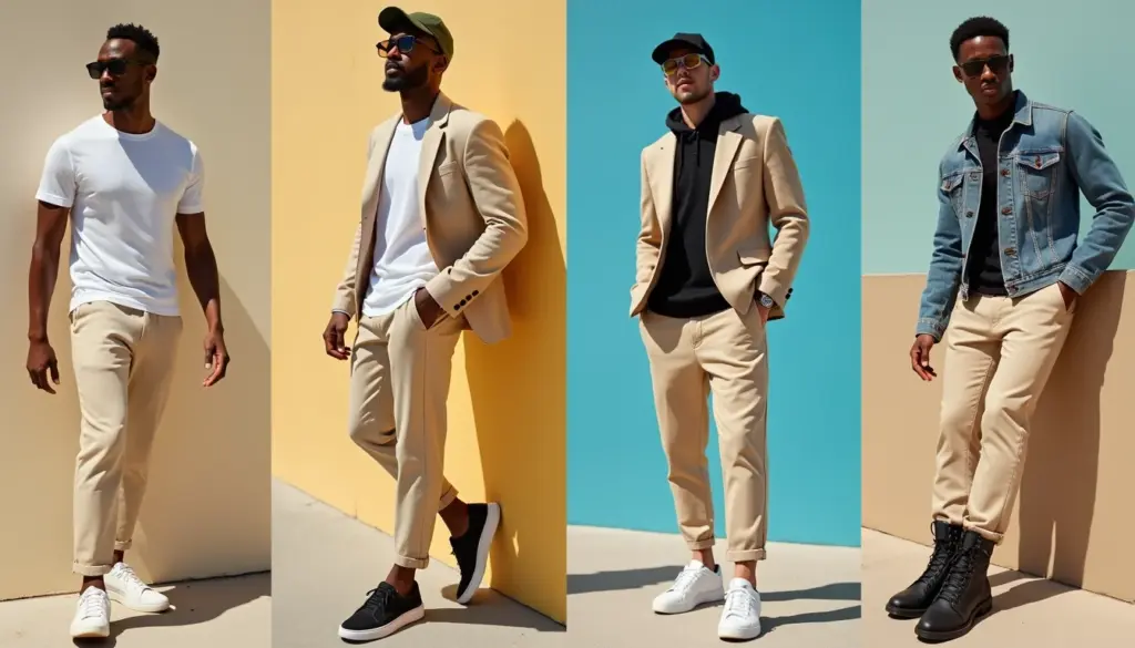 52 Ideias de Look Masculino com Calça Jogger Bege para 2026 52 Ideias de Look Masculino com Calça Jogger Bege para 2026